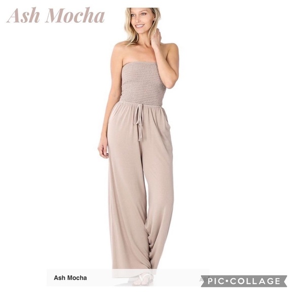 Blu Trends Pants - Comfy in the ☀️ Sun! Ash Mocha Strapless Jumper